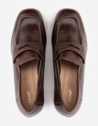 vices Pantofi în stil mocasin cu toc gros și branț din piele naturală Ilati Maro