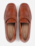 vices Pantofi în stil mocasin cu toc gros și branț din piele naturală Ilati Maro