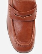 vices Pantofi în stil mocasin cu toc gros și branț din piele naturală Ilati Maro