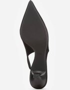 vices Pantofi Negri Slingback cu toc pisică Anatera