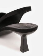 vices Pantofi Negri Slingback cu toc pisică Anatera