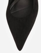 vices Pantofi Negri Slingback cu toc pisică Anatera
