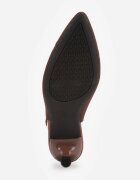 vices Pantofi slingback Maro din Țesătură cu Toc Mic și Branț Soft-Pillow Orinysha