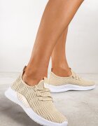 vices Pantofi sport bej Pudina