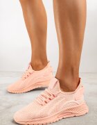 vices Pantofi Sport Roz cu Platformă cu Șireturi Adelmarie
