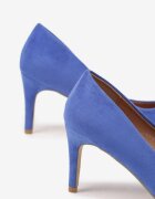 vices Pantofi Stiletto Albastre Casual cu Branț din Piele Naturală Cleinae