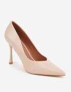 vices Pantofi stiletto Bej cu design clasic și branț din piele naturală Fridda