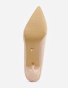 vices Pantofi stiletto Bej cu design clasic și branț din piele naturală Fridda
