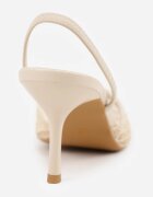 vices Pantofi stiletto bej Decorați cu plasă Coraerial