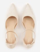 vices Pantofi stiletto Bej din piele ecologică întoarsă cu toc clepsidră Ezrival