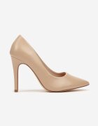 vices Pantofi stiletto Bej în Stil Clasic cu Branț din Piele Naturală Innaris