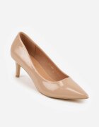 vices Pantofi stiletto bej închis cu branț din piele Caronella