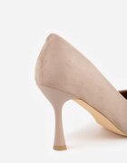 vices Pantofi stiletto Bej închis cu branț din Piele naturală Gioriane