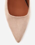 vices Pantofi stiletto Bej închis în Stil Clasic cu Branț din Piele Verile