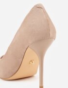 vices Pantofi stiletto Bej închis în Stil Clasic cu Branț din Piele Verile