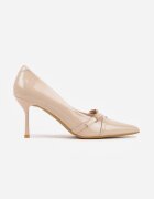 vices Pantofi stiletto Bej Lăcuiți cu Catarame și Curele Tamirella