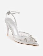 vices Pantofi stiletto Berdal Argintii