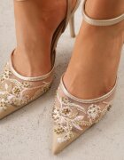vices Pantofi stiletto Berdal Aurii