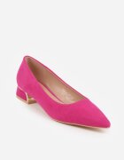 vices Pantofi stiletto Fucsia cu Branț din Piele Naturală și Aplicație Metalică Edilania