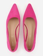 vices Pantofi stiletto Fucsia cu Branț din Piele Naturală și Aplicație Metalică Edilania