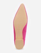vices Pantofi stiletto Fucsia cu Branț din Piele Naturală și Aplicație Metalică Edilania