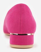 vices Pantofi stiletto Fucsia cu Branț din Piele Naturală și Aplicație Metalică Edilania