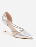 vices Pantofi stiletto Jaenlith Argintii