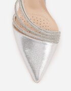 vices Pantofi stiletto Jaenlith Argintii