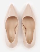 vices Pantofi stiletto Lăcuite Bej cu Toc Decorativ Zafriah