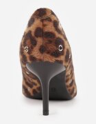 vices Pantofi stiletto Leopard decorați cu nituri cu branț din piele naturală Rilinessa