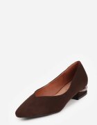 vices Pantofi stiletto Maro cu Brant din Piele pe Toc Decorativ Delvila