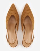 vices Pantofi stiletto Maro Slingback cu toc pisicuță cu partea superioară ajurată Klephei