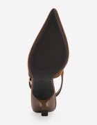 vices Pantofi stiletto Maro Slingback din imitație de piele întoarsă cu cataramă dreptunghiulară Natuma