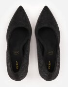 vices Pantofi stiletto Negre Casual cu Branț din Piele Naturală Tinnesia