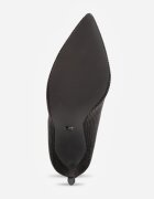 vices Pantofi stiletto Negre Casual cu Branț din Piele Naturală Tinnesia