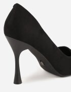 vices Pantofi stiletto Negre cu toc clepsidră cu branț din piele Enaille