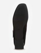 vices Pantofi stiletto Negre cu toc cu decorațiuni bijuterii cu cataramă și branț din piele Aletan