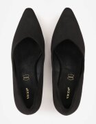 vices Pantofi stiletto Negre cu toc tip clepsidră cu branț din piele Dedvire