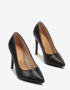 vices Pantofi stiletto Negre în Stil Clasic cu Branț din Piele Naturală Innaris