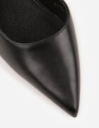 vices Pantofi stiletto Negri Clasici cu Branț din Piele Naturală Norelis