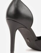 vices Pantofi stiletto Negri Clasici cu Branț din Piele Naturală Norelis