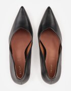 vices Pantofi stiletto negri cu design clasic cu branț din piele naturală Fridda