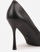 vices Pantofi stiletto negri cu design clasic cu branț din piele naturală Fridda
