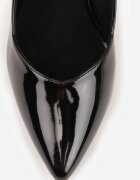 vices Pantofi stiletto Negri Eleganți cu toc stiletto cu branț din piele naturală Lerianna