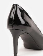 vices Pantofi stiletto Negri Eleganți cu toc stiletto cu branț din piele naturală Lerianna
