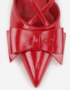 vices Pantofi stiletto Roșii cu Aplicație în formă de Fundă Evithe