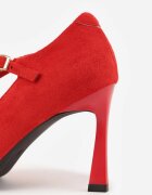 vices Pantofi stiletto Roșii cu Barete Decorative Tamorniel