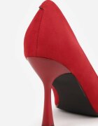 vices Pantofi Stiletto Roșii cu Brant din Piele Naturală Gioriane