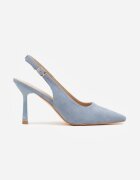 vices Pantofi stiletto slingback decorați cu strasuri cu toc Laodele Albaștri