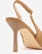 vices Pantofi stiletto slingback decorați cu strasuri cu toc Laodele Maro